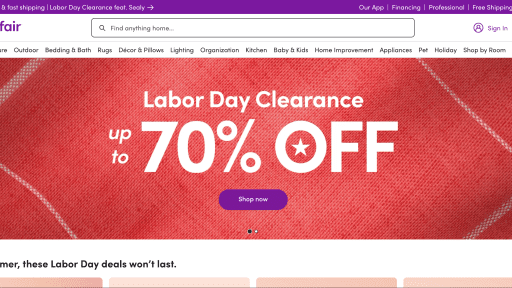 Wayfair Price Monitoring