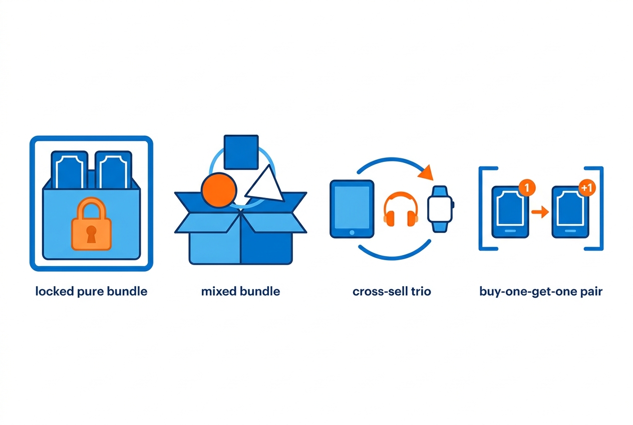 Types of bundle pricing: pure, mixed, cross-sell, BOGO and build-your-own