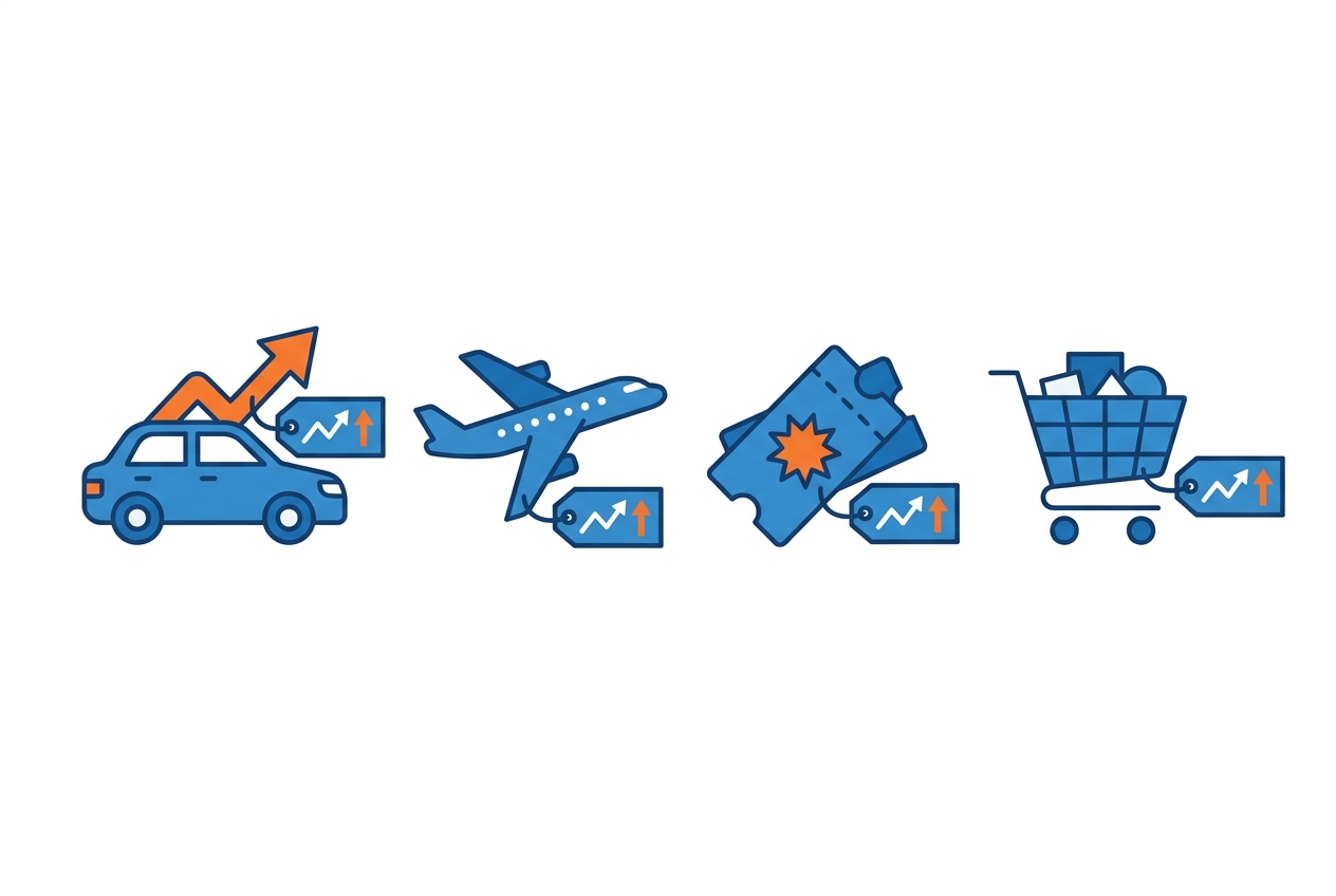 Dynamic pricing examples: ride-hailing, airlines, concert tickets and ecommerce