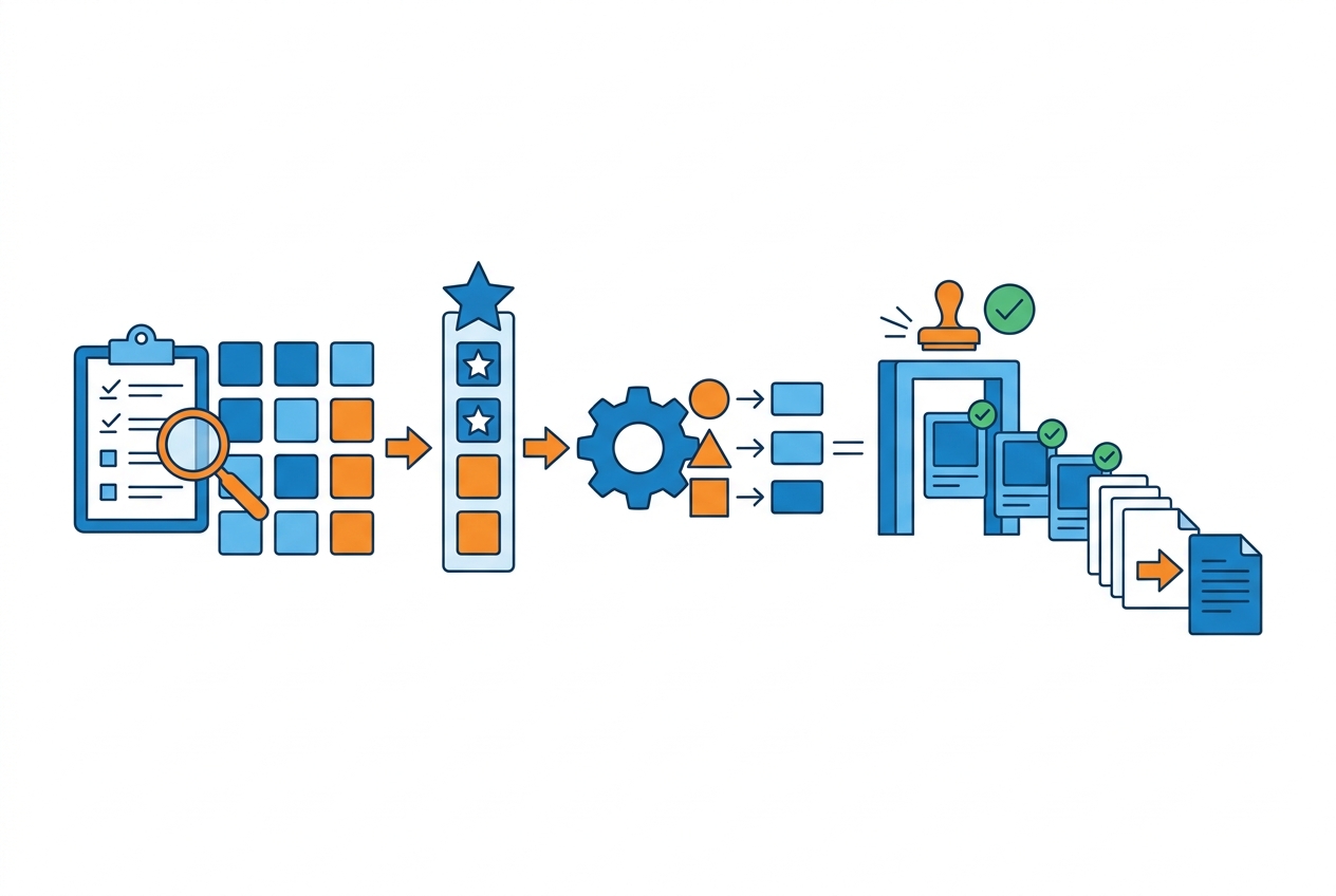 How to enrich product data step by step: audit gaps, prioritize, source, normalize with rules, validate in feeds