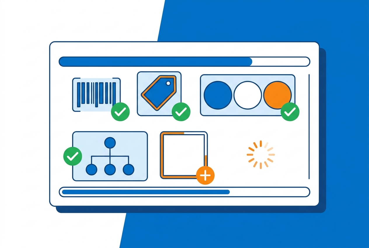 Product data enrichment: upgrading a bare product record into complete, channel-ready product information