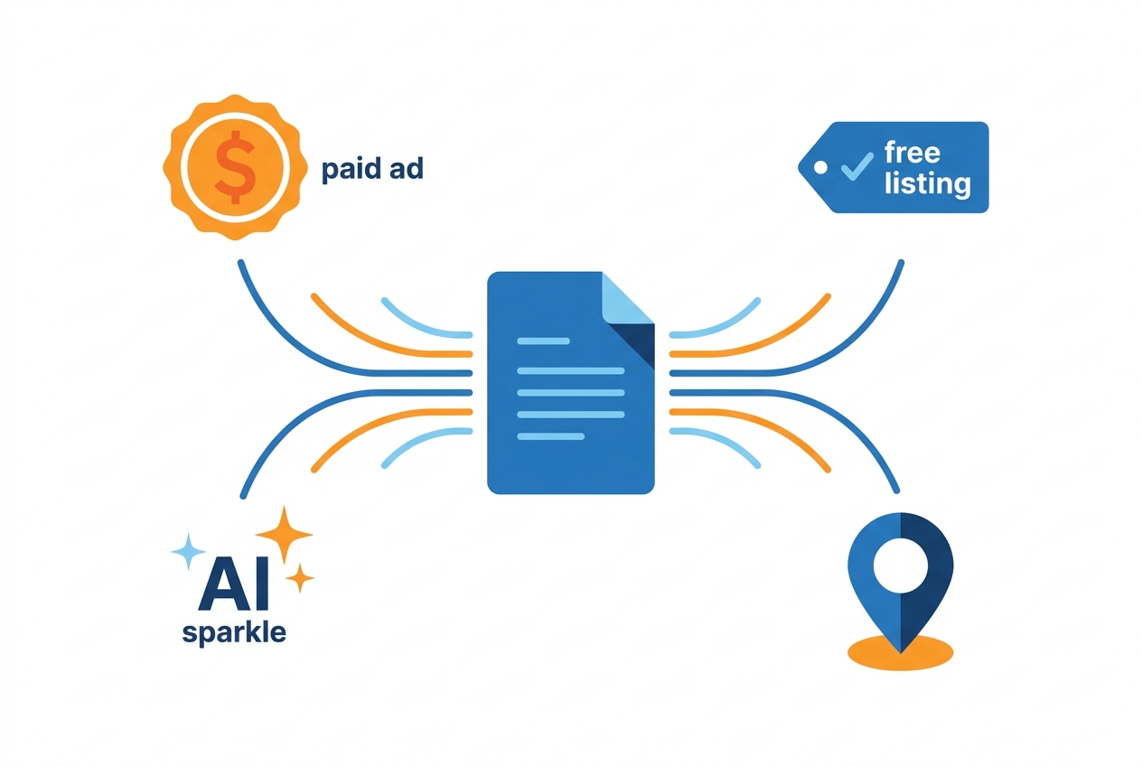 Google Merchant Center feeds one product data set to Shopping ads, free listings and AI shopping surfaces
