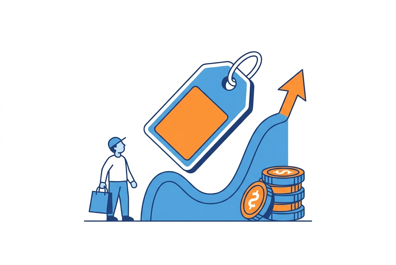 What a price point is — a product price tag positioned on a demand curve
